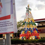 Christmas Tree Made of Local Lanterns