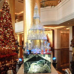Christmas Tree Made of Perfume Bottles