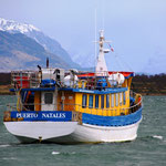 Fischerhafen am Última-Esperanza-Fjord in Puerto Natales