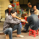 Häufiges Strassenbild in Hanoi