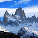 Und da ist er, der Cerro Fitz Roy, gigantisch!!!