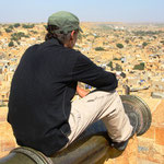 Jaisalmer mit Blick auf die Stadt