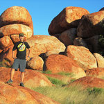 Bei den Devil Marbles