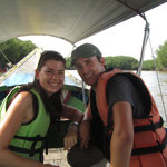 Auf dem Longtailboot durch die Mangrovenwälder im Phang Nga Park