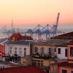 Blick von unserem Fenster zum Hafen