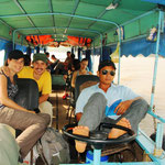 Mit dem Boot gehts nun von Chau Doc (Vietnam) nach Phnom Penh, der Hauptstadt Kambodschas.