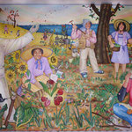 いのちのうた　Song of life/205.0×304.0cm/2010