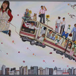 お父さん、いつもありがとう　Always thank you for father/80.5×100.0cm/2008