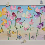 Present  sweet pea/27.5×38.5㎝/2023