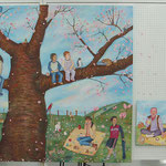 春の魔法　Magic of spring/女子美祭展示風景/2007