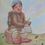 秋をみつけたよ/41.0×32.0/2006