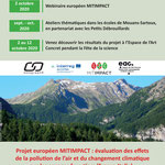 Communication des résultats du projet européen MITIMPACT par GeographR, octobre 2020