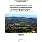 Etude sur la séquestration du dioxyde de carbone dans les sols agricoles et forestiers de la métropole Aix-Marseille-Provence, GeographR, 2019