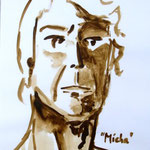 Micha (Acryl/Papier, 32 x 24 cm)