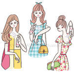 COOP生協ー制汗剤PR用イラスト