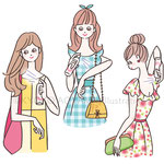 COOP生協ー制汗剤PR用イラスト