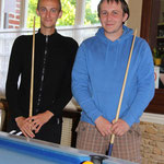 Les deux finalistes du tournoi : Cédric et Maxime