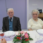 Madeleine et Louis Bouillet, doyens du Mesnil-Gilbert, avaient fêté la veille leurs 67 ans de mariage