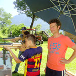 Fabian mit persönlichem Betreuer
