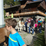 allgemeiner Aufbruch zum Trekking
