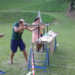 Sommerbiathlon beim Grillfest in Nikolsdorf 2015