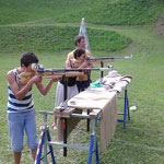 Sommerbiathlon beim Grillfest in Nikolsdorf 2015
