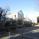 表札が３つあり、同じ作りの建物が３棟あります