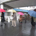 次の場所に移動中