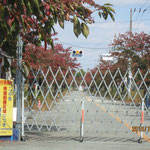 ここから先は許可書が無いと入れません