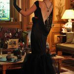 Robe de soirée dos nu