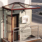 Seitenwand als Windschutz