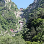 das letzte (!) Stück des Aufstieges, Blick aufs nördl. Himmelstor / the last (!) part of the climb, view to the northern heavenly gate