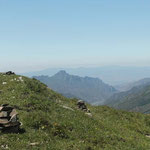 Blick übers Taihang Shan Gebirge / view over Taihang Shan mountain range