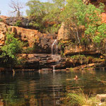 schwimmen in der Galvans Gorge / have a swim at Galvans Gorge