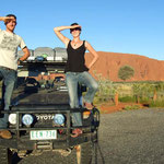wir sind am Uluru / we are at Uluru