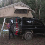 Kuckuck, Auto mit Dachzelt / see our car with roof top tent?!