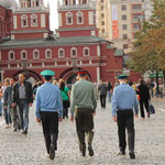 Uniformierte in Moskau