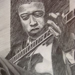 Jazz man pencil