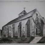 Church II - charcoal