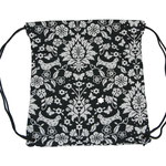 Bag " Blumen schwarz-weiss"