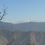 Vu sur l'Himalaya depuis Mussoorie
