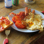 und auch in Thailand kann ich englisches Frühstück kochen - even in Thailand I can whip up an English breakfast