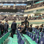 日本武道館での昭和百年記念式典は平和裏に行われました。　　　　　　　・長閑かな昭和百年なる日本(和良)