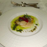 道後温泉のホテルのフランス料理はとても美味しかったです。　　   　・夏旅のディナーの料理旨かりし(和良)