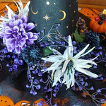 ハロウィンの帽子にはちょこんと南瓜が置かれていました。　　・ハロウィンやちょこんと南瓜飾られて(和良)