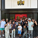 道後温泉の道後山の手ホテルでは快適な夏の日を過ごせました。　　　　・炎天を忘るるホテル暮しかな(和良)