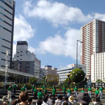 音楽の街らしく浜松では駅前で音楽祭が賑やかに行われていました。・浜松の秋は駅でも音楽祭(和良)