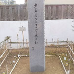 牛岐公園には祖谷主宰の岩田公次さんの句碑が立っています。　　　　・下萌の大地にすくと立てる句碑(和良)