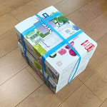 岡山からの葡萄には朝一に届くよう時間指定されていました。　　　　　　・朝一と時間指定の葡萄来る(和良)