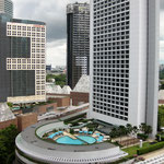 Marina Mandarin, Ausblick vom Zimmer 